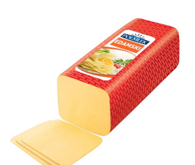 Сир твердий Edam Polmlek 45%