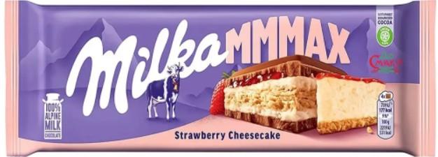 Шоколад молочний Milka Полуничний чізкейк Полуничний чізкейк 300 г