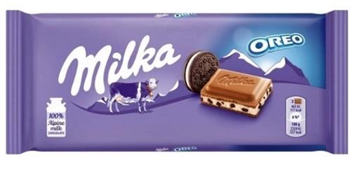 Шоколад молочний Milka Oreo Печіво 100 г