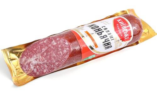 Ковбаса Салямі Коньячна напівкопч. вищ.сорт КИЇВСЬКІ КОВБАСИ