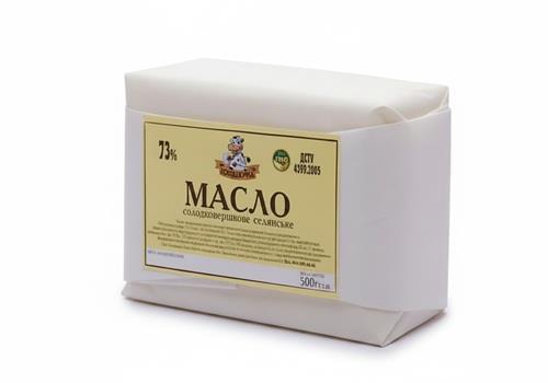 Масло солодковершкове Селянське 73% Гощаночка 500 г