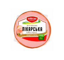 Ковбаса Лікарська варена вищ.сорт полов. КИЇВСЬКІ КОВБАСИ